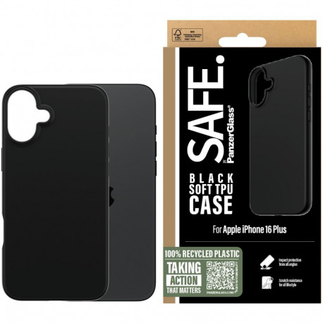 "SAFE TPU Case Black iPhone 16 Plus"