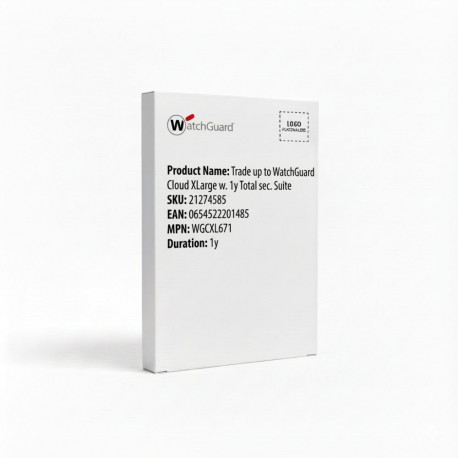 "Trade up to WatchGuard Cloud XLarge w. 1y Total sec. Suite"