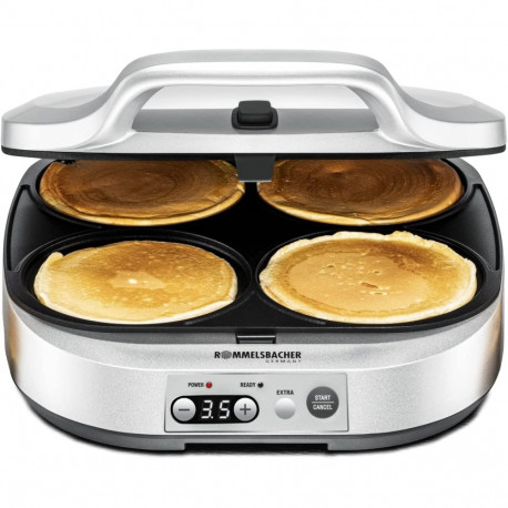 Rommelsbacher Pancake Maker PC1800 Pam, pancake maker (silver)