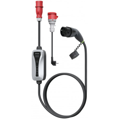 D-Fruit electric car charger Type-2 16A 11kW 5m + Schuko adapter