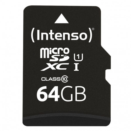 MEMORY MICRO SDXC 64GB UHS-I/W/ADAPTER 3423490 INTENSO