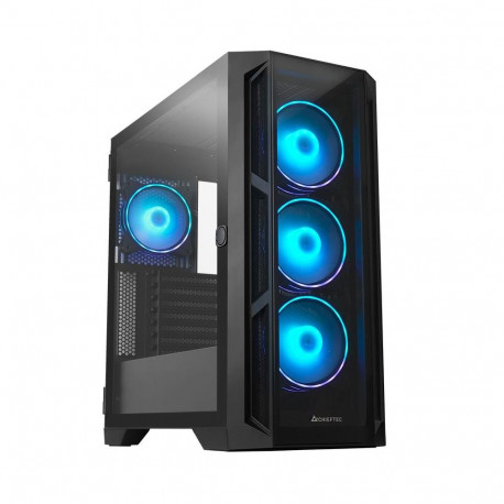 Case|CHIEFTEC|ATX/micro ATX/Mini-ITX/EATX/ITX|Black|Midi Tower|PC|Chieftec APEX GA-01B-TG-OP ATX ARG