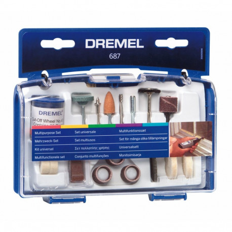 Dremel 687 stardikomplekt 52-osaline