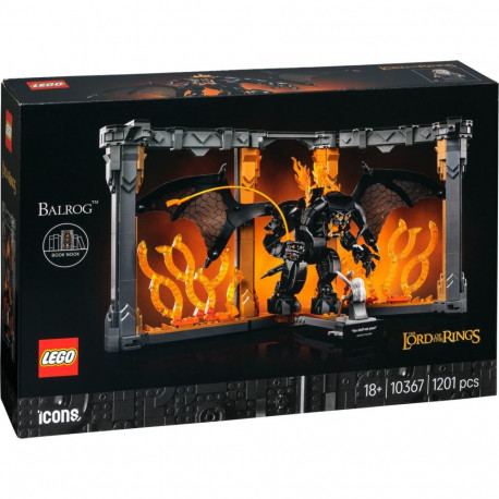 LEGO Icons 10367 LotR: Balrog raamaturiiuli nurgake