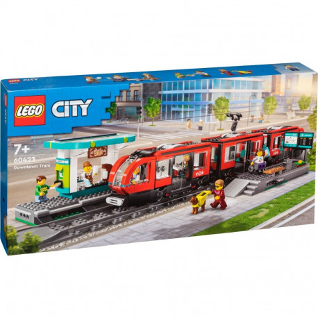 LEGO City 60423 Downtown Streetcar and Station