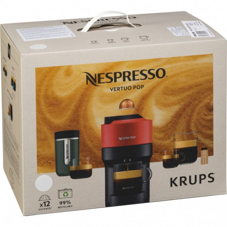 Nespresso XN 9201 Vertuo Pop Coconut White           by Krups