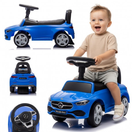 Jeździk dla dziecka, pchacz, chodzik, Mercedes C-Class niebieski