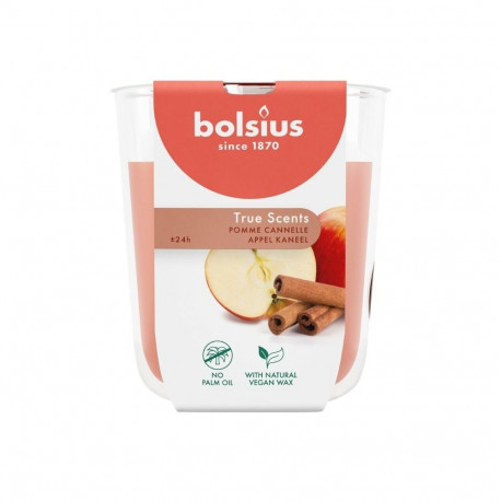 Bolsius True Scents Scented Candle 80x73mm Apple Cinnamon