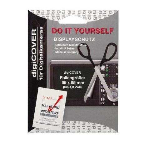 Digicover protective film 95x65mm (404)