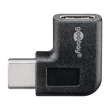 Goobay USB-C to USB-C Adapter 90°, black
