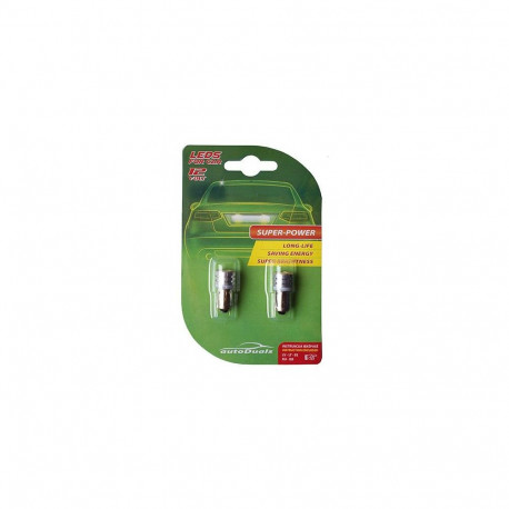 Led-pirnid BA9S 1SMD 2PCS, valged