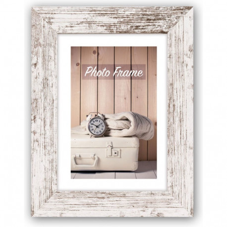 Zep Photo Frame V21546 Nelson 6 White Wash 40x50/45x55 cm
