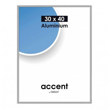Nielsen Photo Frame 52724 Accent Frosted Silver 50x70 cm