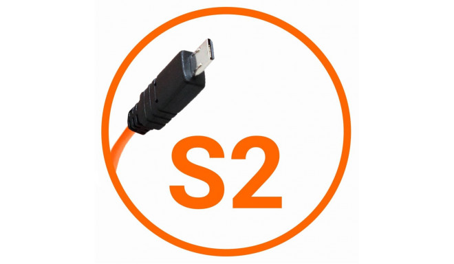 Miops Camera Connecting Cable Sony S2 Orange