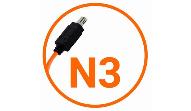 Miops Camera Connecting Cable Nikon N3 Orange