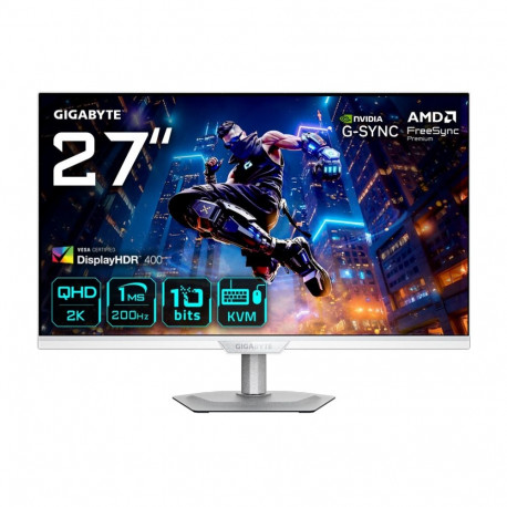 GIGABYTE M27Q2 QD ICE 27” QHD Gaming Monitor - 2560 x 1440, 200Hz, 1ms, 350 cd/m², FreeSync Premium,