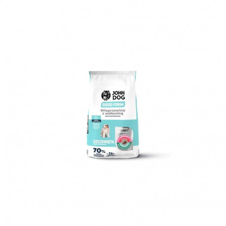 JOHN DOG Good Form Puppy Pork with beef  - dry dog food - 12 kg