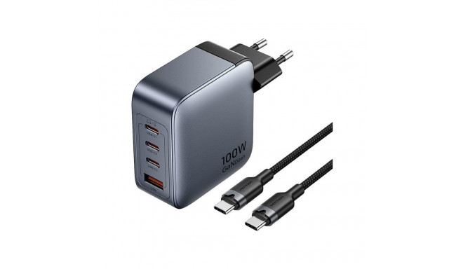 Vention 100W charger 1xUSB-A 3xUSB-C + cable