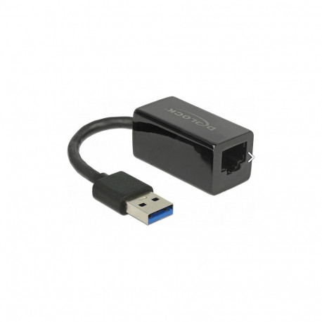 "USB Typ-A Netzwerk Adapter Gigabit LAN 1 x RJ45 kompakt schwarz"
