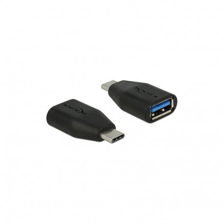 "Adapter SuperSpeed USB 10 Gbps (USB 3.1 Gen 2) USB Type-C™ Stecker > Typ-A Buchse schwarz"