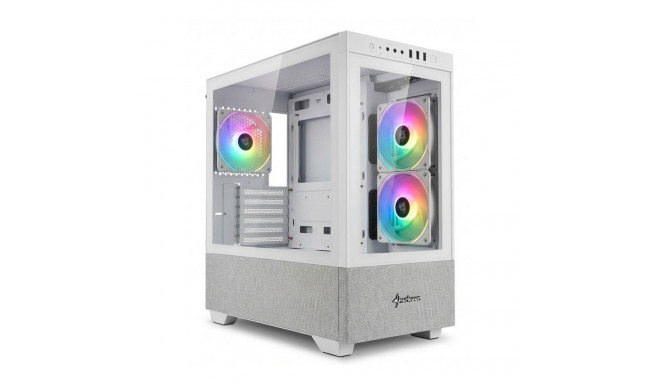 "Sharkoon MK7 ARGB mATX 2xGlas weiß"