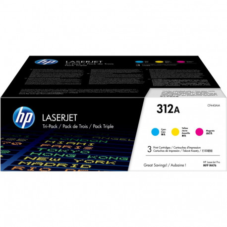 "HP Toner 312A CF440AM Multipack 3er C/M/Y"