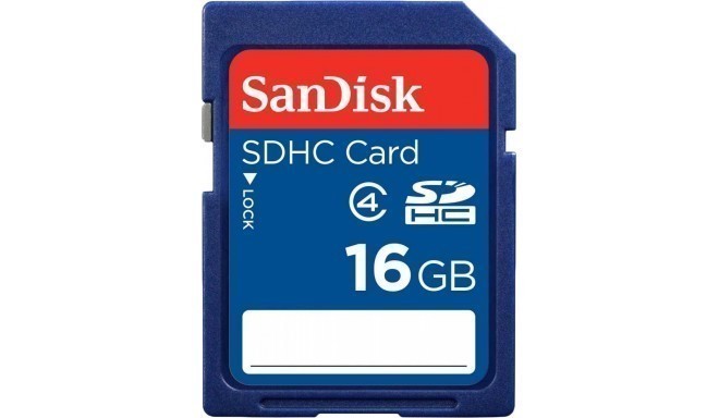 SanDisk memory card SDHC 16GB Class 4