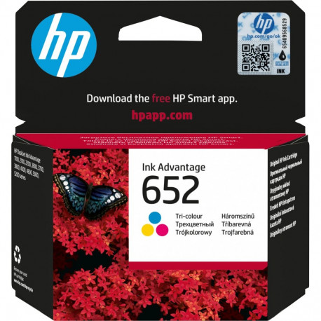 "HP Tinte 652 F6V24AE Color (Cyan/Magenta/Gelb)"