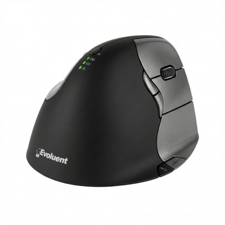 "Evoluent Vertical Mouse 4 wireless black - silver"