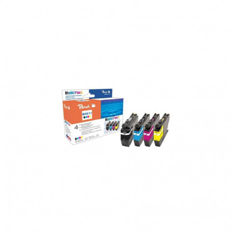 Peach PI500-273 ink cartridge 4 pc(s) Compatible Black, Cyan, Magenta, Yellow