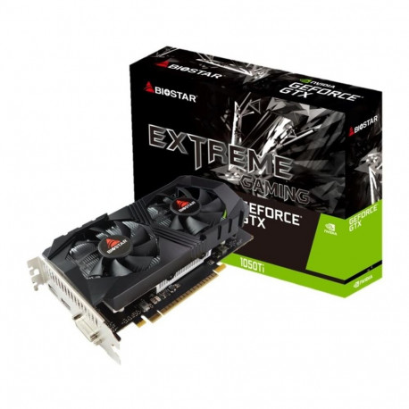 Graphics Card|BIOSTAR|NVIDIA GeForce GTX 1050 TI|4 GB|GDDR5|128 bit|PCIE 3.0 16x|Memory 7008 MHz|GPU