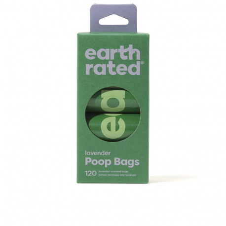 EARTH RATED lemmikloomakottide asendusrullid 8x15u, lavendel