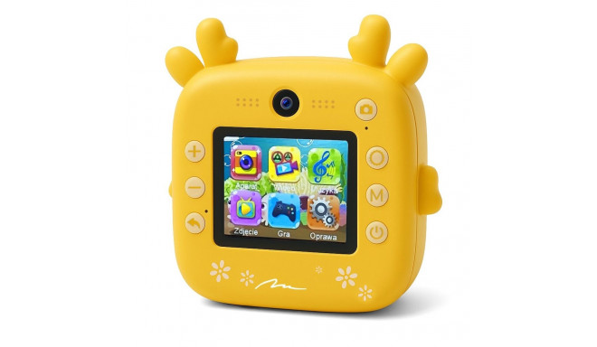 Digital Camera - Media-Tech SNAPI MT4108 8 MP 1280 x 720 USB C Yellow