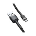 Baseus Cafule Micro USB cable 1.5A 2m (Gray + Black)