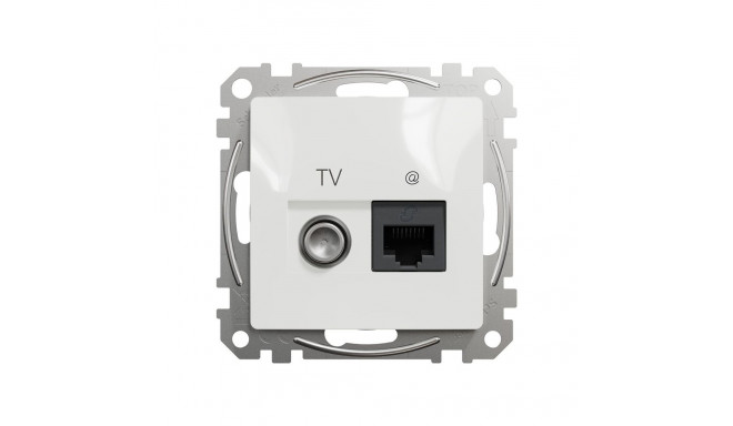 COMPUTER+TV SOCKET SDD111469T WHITE