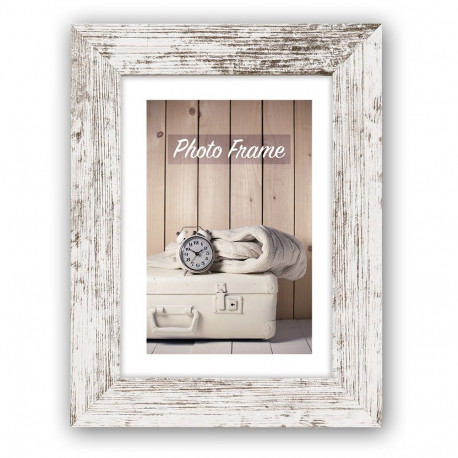 Zep Photo Frame V21756 Nelson 6 White Wash 50x70/55x75 cm