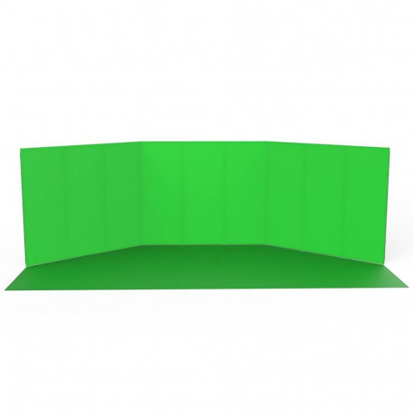 StudioKing Panoramic Background Green Screen FSF-240900PT 240x900cm