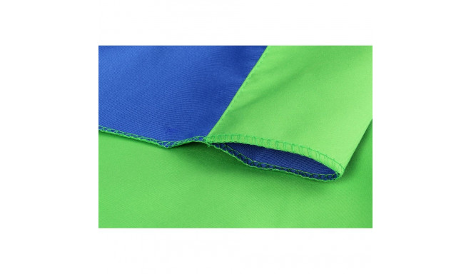 StudioKing Background Cloth 2,7x5 m Blue/Green