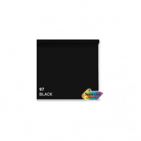 Superior Background Paper 97 Black 3.56 x 15m