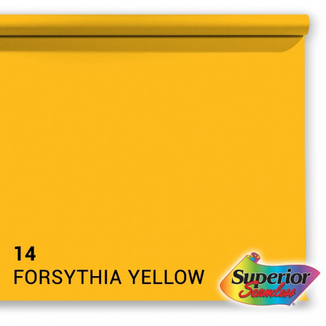 Superior paper background 2.72x11m, 14 forsythia yellow