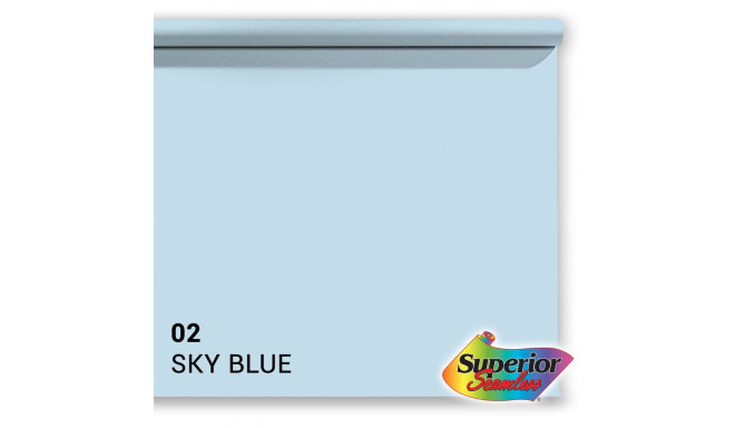 Superior paberfoon 2,72x11m, sky blue (02)