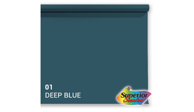 Superior Background Paper 01 Deep Blue 1.35 x 11m