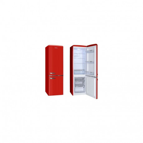 Amica KGCR 387100 R fridge-freezer Freestanding 244 L Red