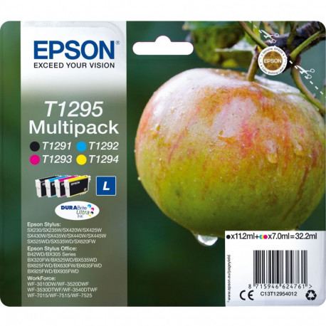 Epson T1295 -mustekasettipakkaus, 4 väriä