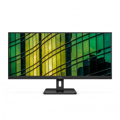 AOC Monitor U34E2M 34 ", VA, WQHD, 3440 x 1440, 21:9, 4 ms, 300 cd/m, Black, 100 Hz, HDMI ports quan