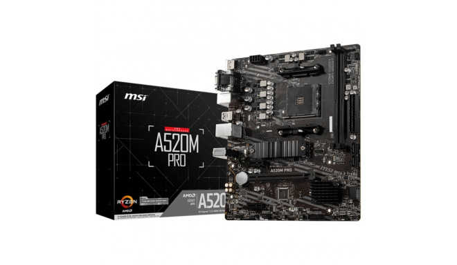"MSI A520M Pro (A520.AM4.mATX.DDR4)"