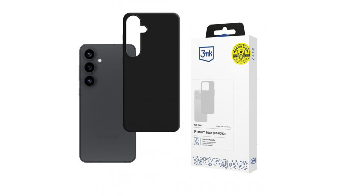 3mk Matt Case for Samsung Galaxy S25 - Black