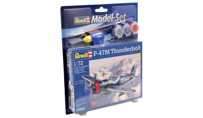 Plastic model model set P-47 M Thunderbolt