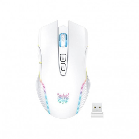 Onikuma CW905 White Wireless Gaming Mouse