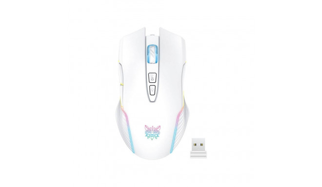 Onikuma CW905 White Wireless Gaming Mouse